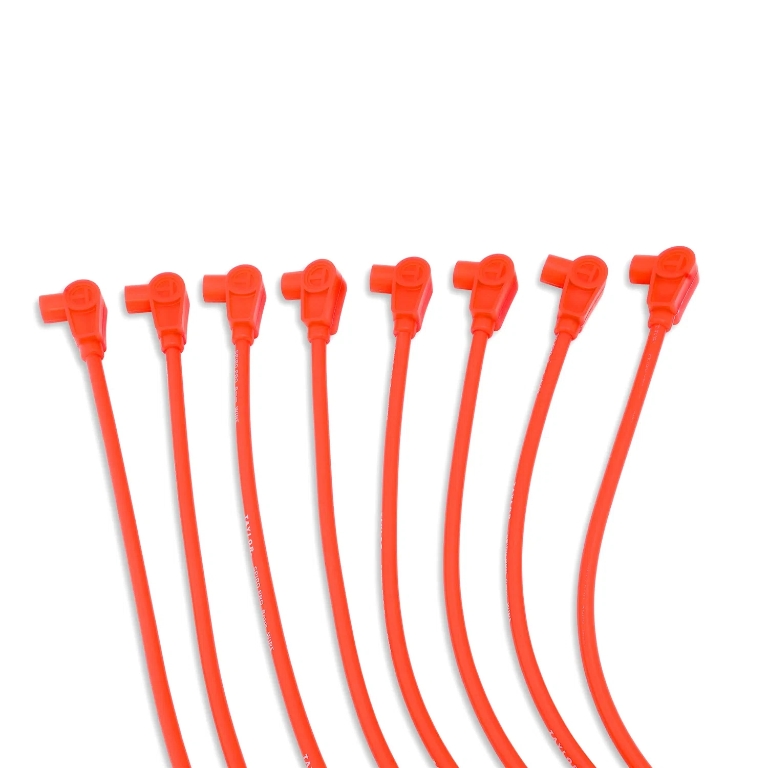 Spark Plug Wire Set Universal 8mm Silicone Spiro Pro 350 ohm_ft Black 76047